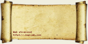 Isidora Šijakov vizit kartica